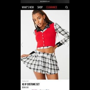Clueless Dionne Halloween costume set size small